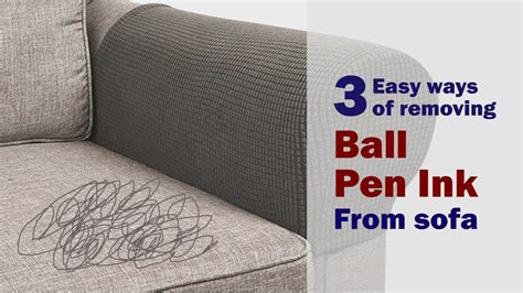 How to get ink out of a couch: fabric