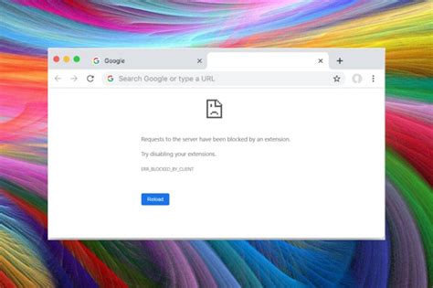 How to get rid of “This page has been blocked by Chrome” errors