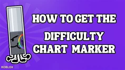 How to get the Difficulty Chart Marker in Roblox Find the Markers 
