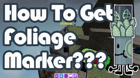 How to get the Foliage Marker in Roblox Find the Markers - Pro 