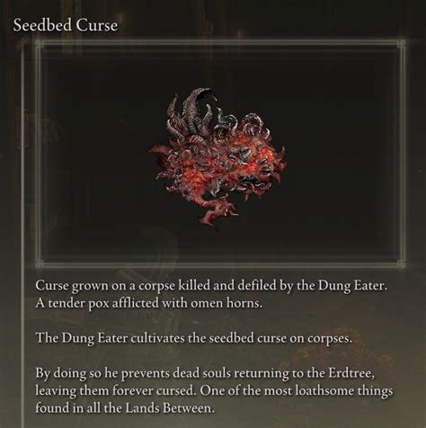 How to get the Seedbed Curse