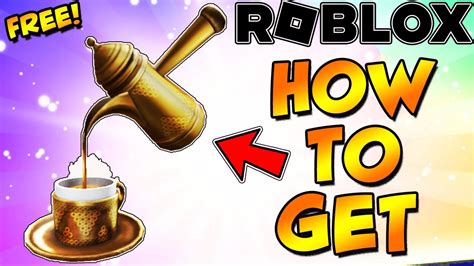 How to get the free Cup of Gahwa avatar item in Roblox