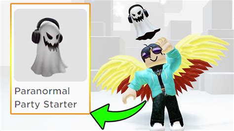 How to get the free Paranormal Party Starter avatar item in Roblox 