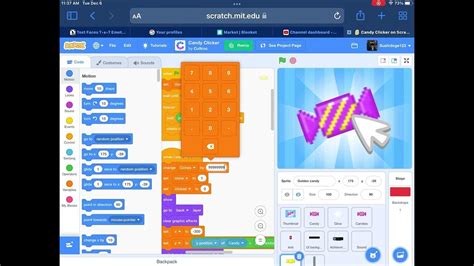 How to hack the candy clicker on scratch - YouTube