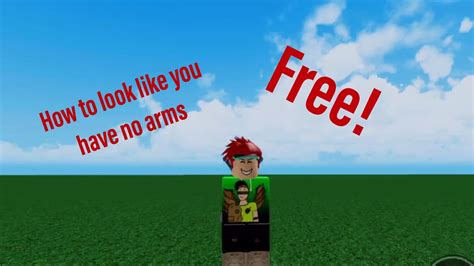 How to have NO Arms in Roblox For FREE! - YouTube