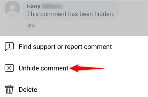 How to hide a Facebook comment on iPhone, Android or Computer
