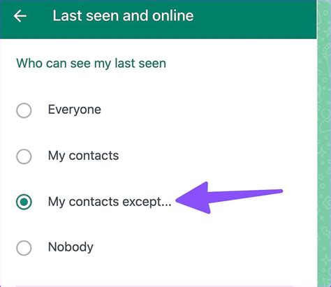 How to hide your WhatsApp status from specific contacts
