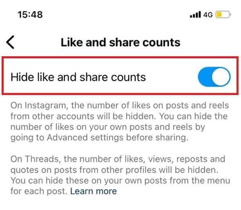 How to hide your like counts