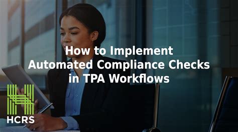 How to implement automated compliance checks