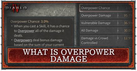 How to increase Overpower in Diablo 4