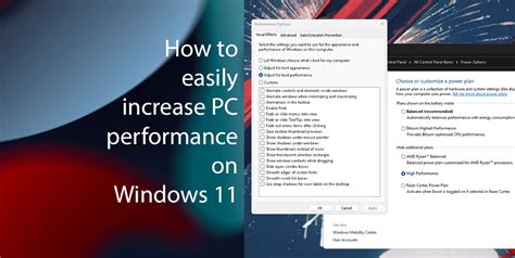 How to increase performance on Windows 11