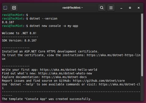 How to install .NET Core SDK on Ubuntu via Snap