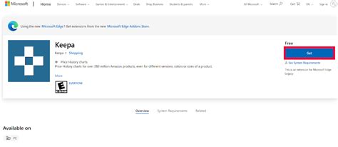 How to install Keepa on Edge, Chrome, Firefox