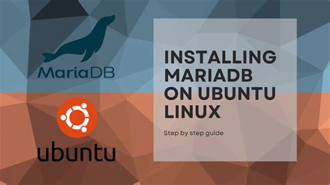 How to install MariaDB on Ubuntu Linux