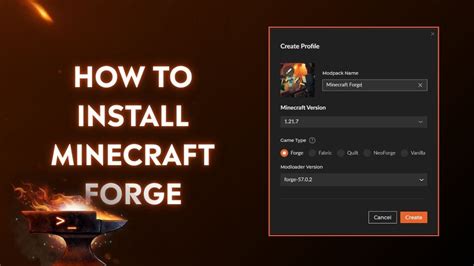 How to install Minecraft Forge