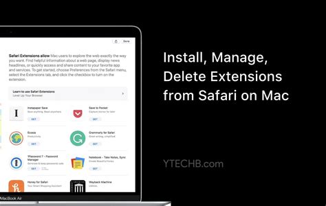 How to install Safari extensions in macOS