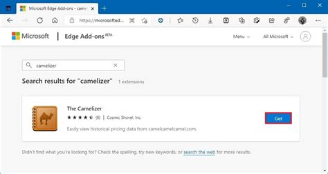 How to install The Camelizer on Windows 10