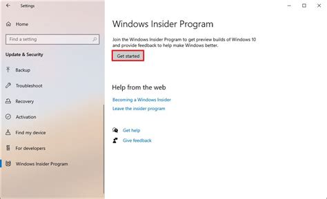 How to install Windows 10 November 2021 Update through Insider Program