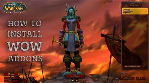 How to install WoW addons