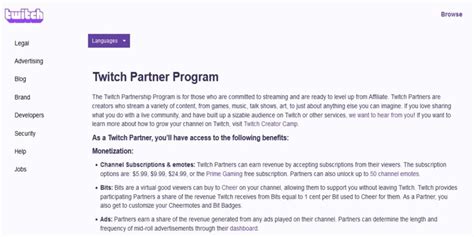 How to join the Twitch Partner Program