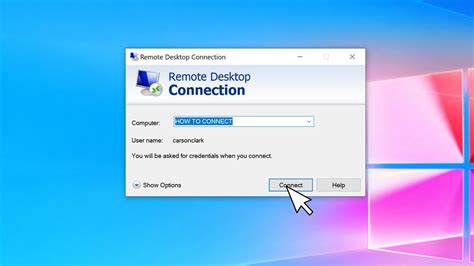 How to link to a Remote Desktop in Windows 10