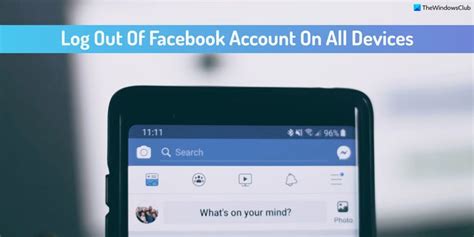 How to log out of Facebook from all devices at once by using your PC
