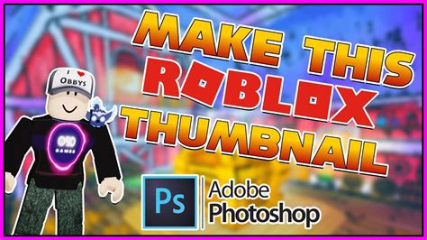 How to make 3D ROBLOX THUMBNAILS! - YouTube
