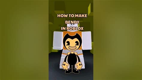 How to make Bendy and the ink machine a Roblox avatar｜TikTok 