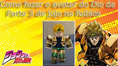 How to make DIO Avatar in Roblox #roblox#jojo#shorts - YouTube