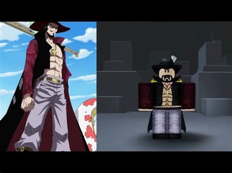 How to make Dracule Mihawk (One Piece) in Roblox - YouTube
