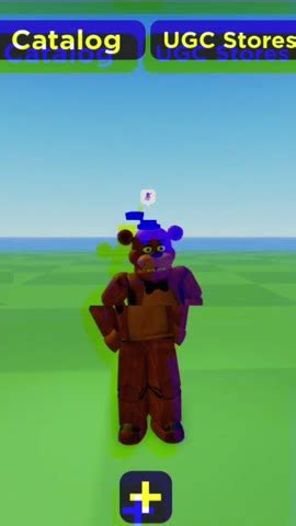 How to make FREDDY FAZBEAR in roblox #roblox #robloxavatar 