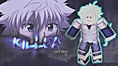 How to make Killua Zoldyck avatar in Roblox HUNTER X HUNTER 
