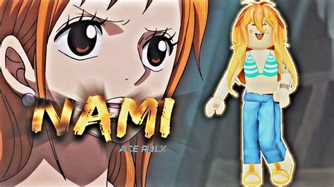 How to make Nami avatar in Roblox ONE PIECE - YouTube