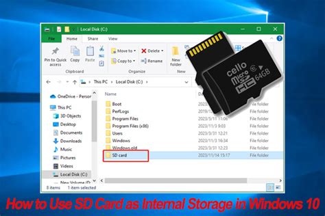 How to make SD card show up on Windows