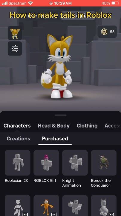 How to make Tails in Roblox - YouTube