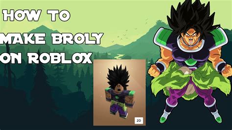 How to make Wraithful broly on roblox - YouTube