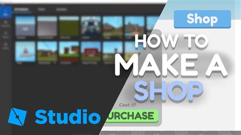 How to make a FACE SHOP on ROBLOX STUDIO! - YouTube