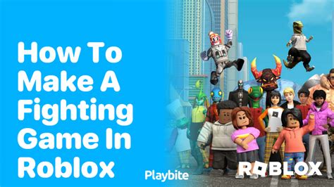 How to make a FIGHTING GAME in ROBLOX Part 1 | How to make a 