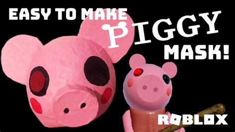 How to make a PIGGY ROBLOX mask in 10 easy steps!