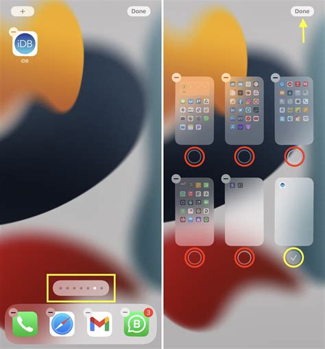 How to make a blank iPhone Home Screen