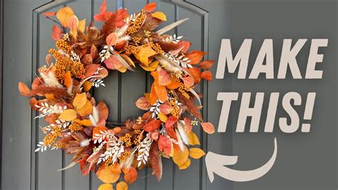 How to make a fall wreath