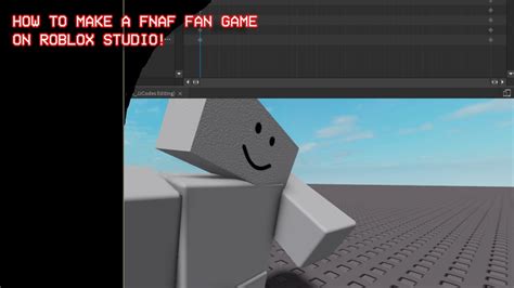 How to make a fnaf fan game on roblox studio! - YouTube
