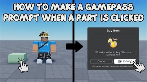 How to make a gamepass prompt when clicking an imagebutton 