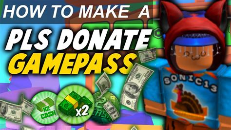How to make an *ACTUAL* PLS Donate Gamepass System 