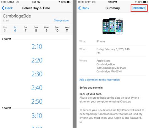 How to make an appointment at Apple Store