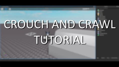 How to make crouch and crawl in the same key - DevForum | Roblox