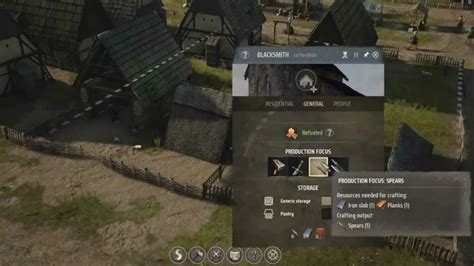 How to make weapons in Manor Lords