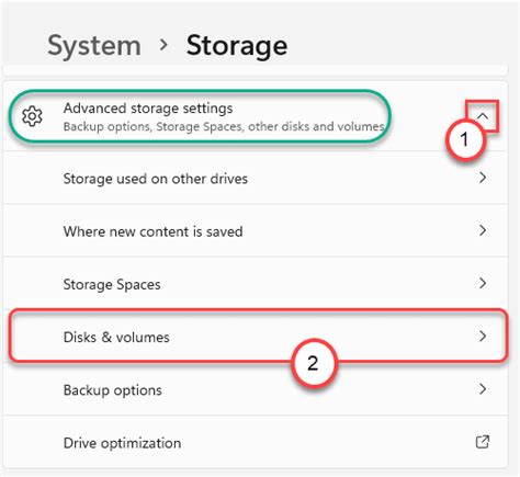 How to manage drives from Settings on Windows 11