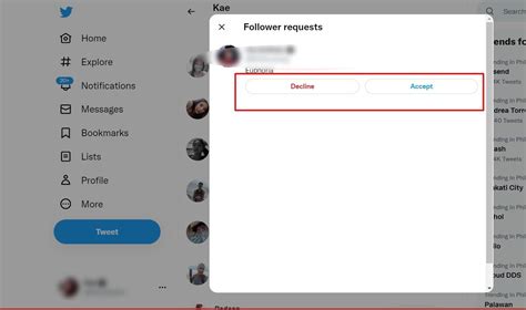 How to manage follower requests on Twitter