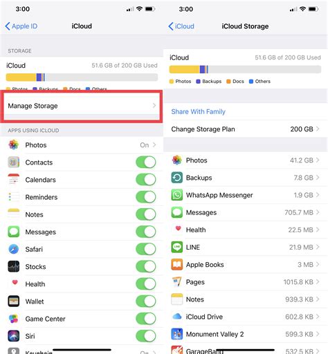 How to manage iCloud Storage